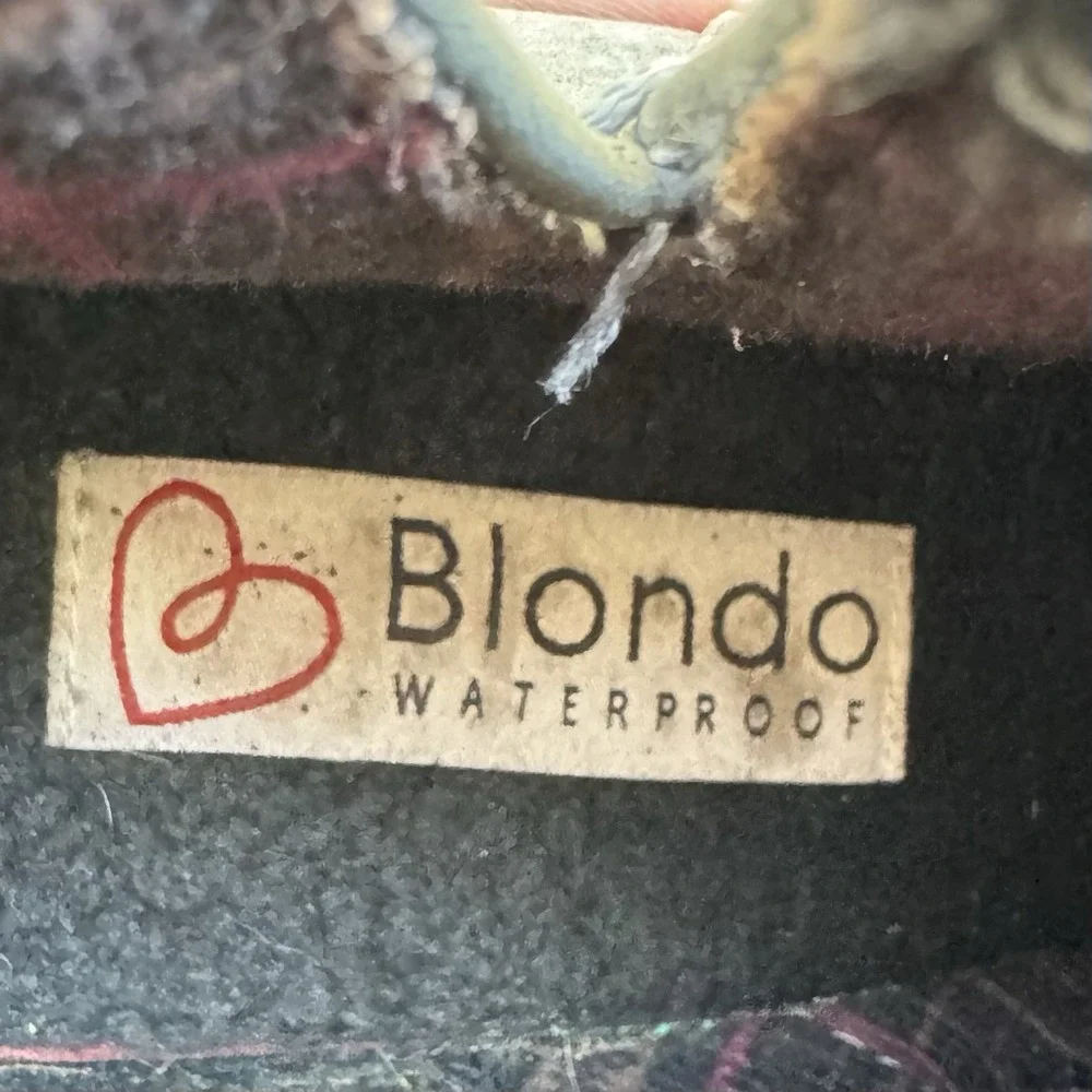 Blondo Norma Womens Sz 10 M Slate Grey Nubuck Waterproof Heeled Bootie *Peeling* - Picture 13 of 14
